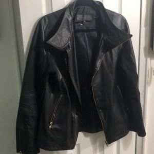 Skingraft Black Leather Jacket